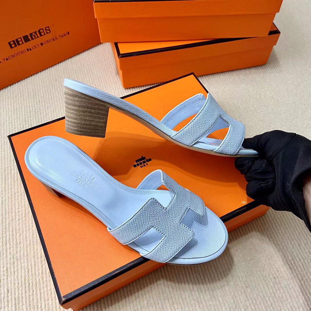 에르메스 올수공 오아시스 슬리퍼 샌들 앱송 33